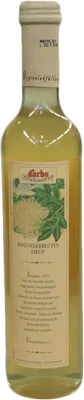 A bottle of Darbo Holunderblüten Sirup on a white background.