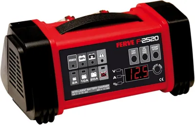 Zdjęcie produktu dla Automatyczna ładowarka do akumulatorów kwasowo-ołowiowych 12V/24V z wyświetlaczem, przeznaczona do akumulatorów AGM, żelowych oraz akumulatorów start-stop