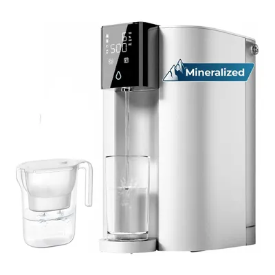 Produktbild von Waterdrop C1SL Alkalische Mineral-Osmoseanlage mit einer zusätzlichen WD-PT-05W-L Wasserfilterkanne
