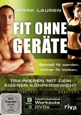Produktbild von Lauren,Mark-Fit Ohne Geräte 3 DVDs-9 Workouts