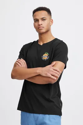 Produktbild von Blend He BHTee Herren T-Shirt Kurzarm Shirt mit Print Rundhals regular fit