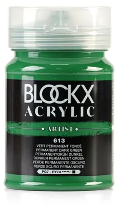 Image de Peinture acrylique permanente, vert foncé, 500 ml
