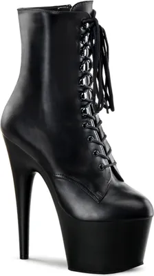Produktbild von ADORE-1020 Damen Booties von Pleaser, Schwarz  , EU 43, US 13
