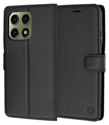 Obrázek produktu pro Techsuit - Leather Folio knížkové pouzdro pro Motorola Edge 70 Pro - černý