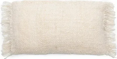 Image de Bazar Bizar Housse de coussin coton crème 30x50x10cm