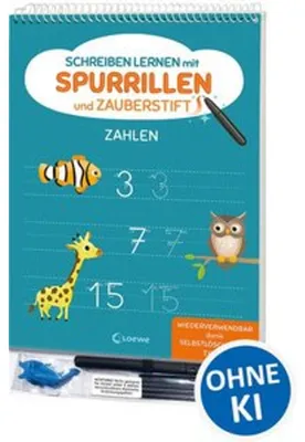 Image de Schreiben lernen mit Spurrillen und Zauberstift - Zahlen