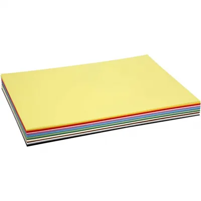 Obrázok produktu pre Colortime farebný kartón, A2 420x600 mm, 180 g, 20 listov, rôzne farby