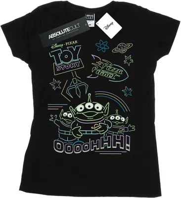 Produktbild von Disney - "Toy Story Little Green Men" T-Shirt für Damen BI44384 (L) (Schwarz)