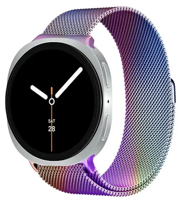 Immagine prodotto di Bracciale in acciaio inossidabile in stile milanese, regolabile, per orologio Samsung Galaxy Watch 8 da 40/44/46 mm