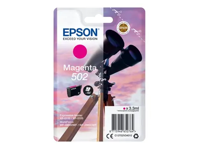 Produktbild von Epson Tintenpatrone magenta 502                       T 02V3