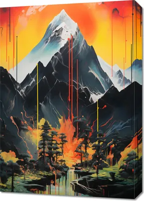 Produktbild von Bild 50x70cm Bergalchemie
