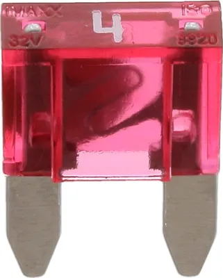 Mini-Flachsicherung 32 V/4 A, rosa, 1 Stück