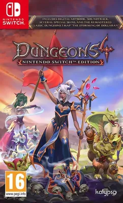 Produktbild von Dungeons 4 (NSW)