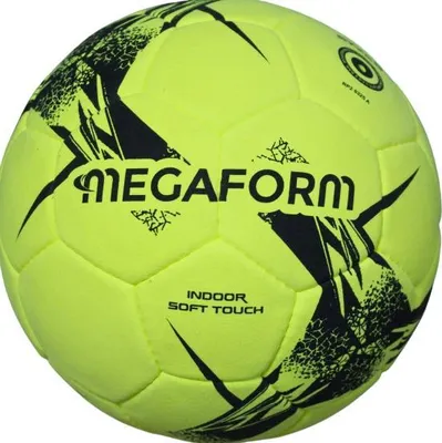 Produktbild von Megaform Hallenfußball Futsal Ball Gelb SoftTouch Filz Größe 5