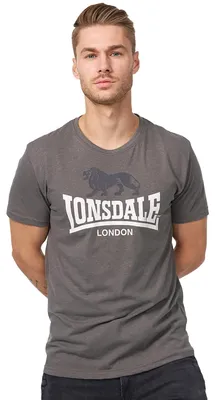 Produktbild von Lonsdale London Herren T-Shirt GARGRAVE, Marl Stone, XXL, 113803