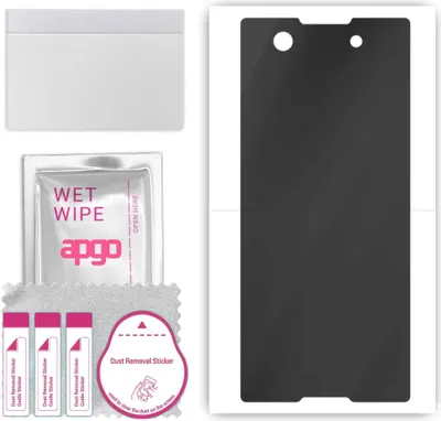 Produktbild von apgo Hydrogel Blickschutzfolie, Matt, kompatibel mit Sony Xperia XA1, Privacy Displayschutzfolie, Schutzfolie mit Positionierhilfe, Anti-Spy, kratzfest, einfache Montage