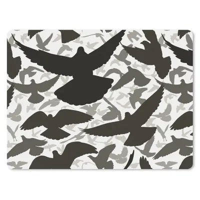 Produktbild von MuchoWow® Mauspad Mousepad Taube - Fliegen - Vögel 23x19 cm - Mousepads - Maus Mat - Pad - Mausunterlage - Schreibtischunterlage - Mauspad