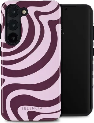 Obrázok produktu pre Selencia Vivid Zadný kryt pre Samsung Galaxy S23 - Wavy Swirl Pink Plum