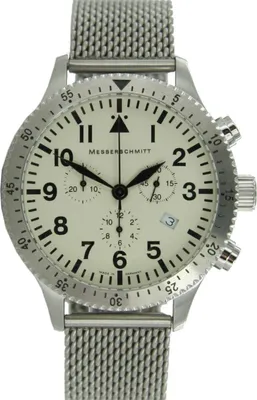 Produktbild von Aristo Herren Messerschmitt Uhr Chronograph Fliegeruhr ME-5030MBEIGE