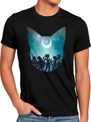 Produktbild von BaumwolleCloud Sailor Scouts Herren T-Shirt anime manga cosplay crystal