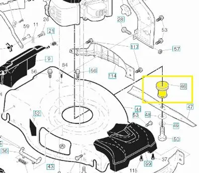 Produktbild von Mähmesseradapter für Husqvarna LC 356AWD HU700H LM 2256 591344701
