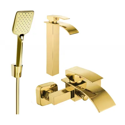 Obrázek produktu pro Mexen Aries R62 vanová sada, Zlatá - 744813R62-50