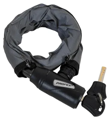 Produktbild von PROFEX Reflex Stahlpanzer-Fahrradschloss, 70 cm lang