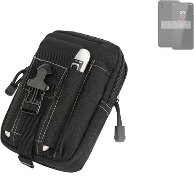 Produktbild von K-S-Trade Gürtel Tasche kompatibel mit Volla Phone 22 Gürteltasche Holster Schutz Hülle Handy Hülle Smartphone outdoor Handy-Hülle schwarz