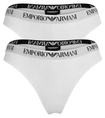 Immagine prodotto di Perizoma EMPORIO ARMANI Donna (confezione da 2) Bianco/Bianco XL