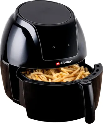 Produktbild von alpina Airfryer 5L - Heißluftfritteuse 1-4 Personen - Air Fryer mit digitalem Touchscreen - einstellbare Temperatur 80 bis 200 Grad - Timer-Funktion - Heißluftofen 1800W