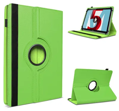 Produktbild von Tablet Hülle für AWOW P11 Tasche Schutzhülle Case 360 Grad Drehbar Klapp CoverFarbe 360 Uni:Grün