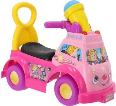 Produktbild von Fisher Price Little People Rutscher Auto Lauflernhilfe Rutscherfahrzeug mit Sound