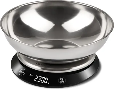 Immagine prodotto di Girmi PS8400 Bilancia da Cucina Digitale con Ciotola Acciaio Inox