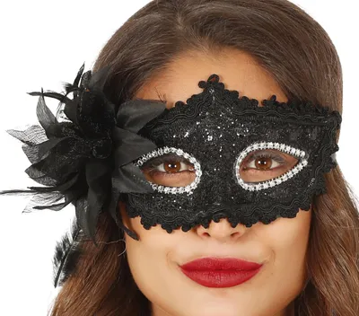 Produktbild von Guirca Maske Mit Blume One Size