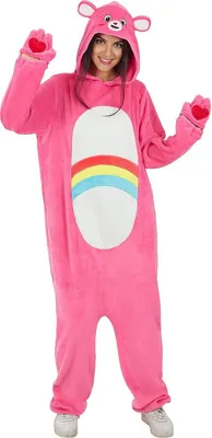 Produktbild von Funidelia  Hurrabärchi Kostüm Glücksbärchis für Herren und Damen Care Bears, Bär - Kostüm für Erwachsene & Verkleidung für Partys, Karneval & Halloween - Größe L - XL - Rosa