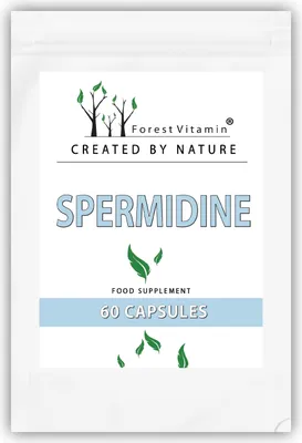 Produktbild von Forest Vitamin Spermidin 10mg Reinheit 98% Antioxidans Gesundheit 60 Kapseln