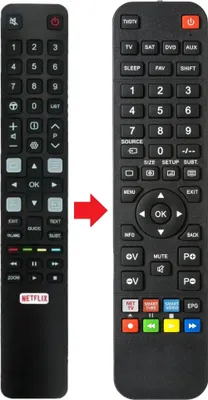Produktbild von Fernbedienung geeignet für TCL 32ES560 | 32ES570F | 32S5200