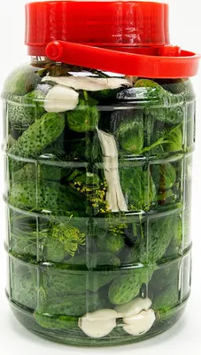 Produktbild von Gurkenglas Einmachglas Einmachgläser Vorratsglas 5 Liter aus Glas mit Deckel