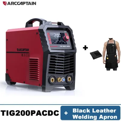 Produktbild von WIG/TIG Schweißgerät - TIG200PACDC 3 - AC/DC WIG/TIG - Puls - MMA Elektrode - 220 V EU-Stecker - IP21S - Leerlaufspannung 60 V - Silber