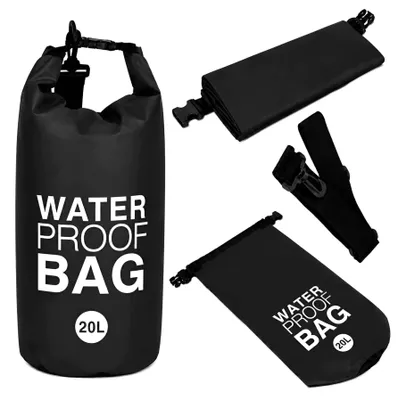 Produktbild von Wasserdichter Segel-Trockenbeutel Robust 20L für Kajak