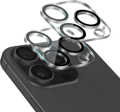 Produktbild von 2x Kamera Schutz Glas für Apple iPhone 16 Pro Max Schutzglas Camera Linse Panzerfolie 9H