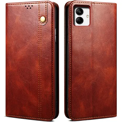 Immagine prodotto di Custodia per Samsung Galaxy A04 4G, custodia in pelle flip wallet con funzione stand rosso