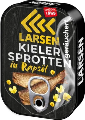 Produktbild von Larsen Kieler Sprotten in Rapsöl 110g
