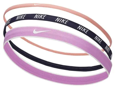 Image de Nike - Bandeau (lot de 3) PP2434 (taille unique, taille unique) (rose/rose/bleu/bleu/orange/orange)