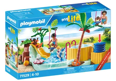 Immagine prodotto di PLAYMOBIL My Life 71529 Piscina per bambini con idromassaggio