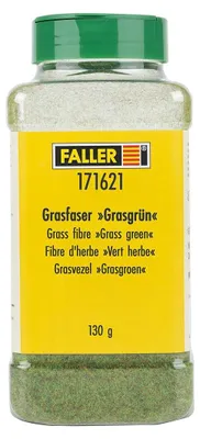 Produktbild von Faller 171621 - Streufasern, grasgrün, 130 g - Neu
