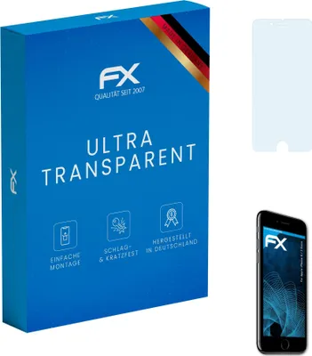 Produktbild von atFoliX 4050512172395, Apple, iPhone 8/7, Kratzresistent, Transparent, 3 Stück(e)