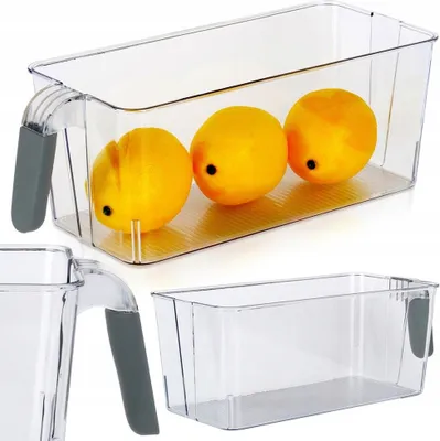 Produktbild von Kühlschrank-Organizer-Behälter mit Griff 30x13x11,5cm EXCELLENT HOUSEWARE 229184