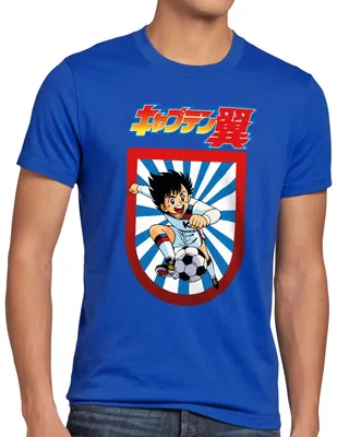 Produktbild von BaumwolleCloud Tsubasa Herren T-Shirt tollen fußballstars wm em