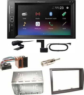 Produktbild von Pioneer DMH-A240DAB Digitalradio Bluetooth Einbauset für Fiat Ducato Boxer Jumper